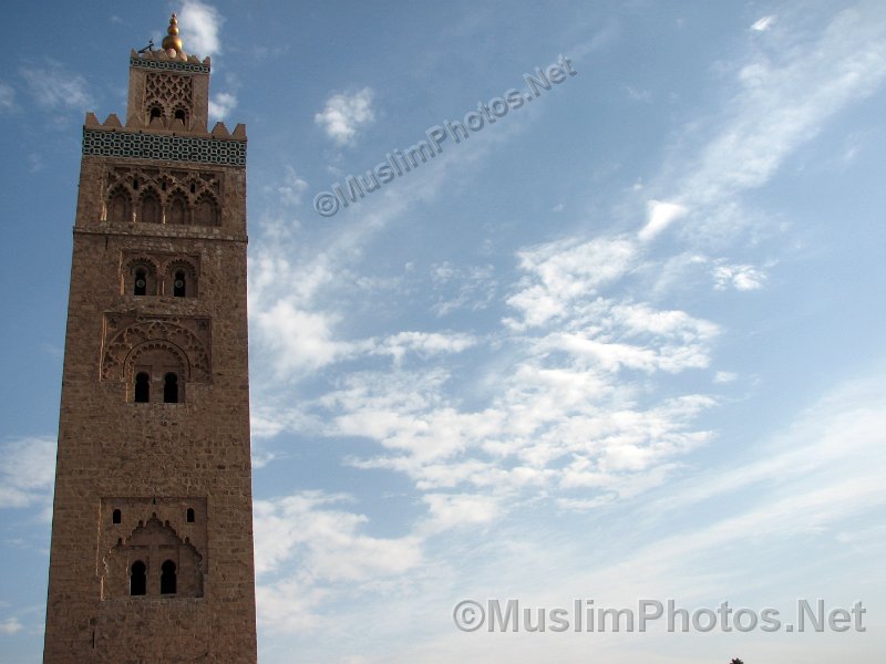 The minaret of the Koutobia mosque
