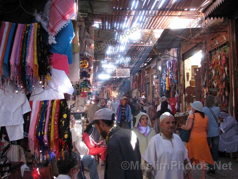 The souks of Marrakech