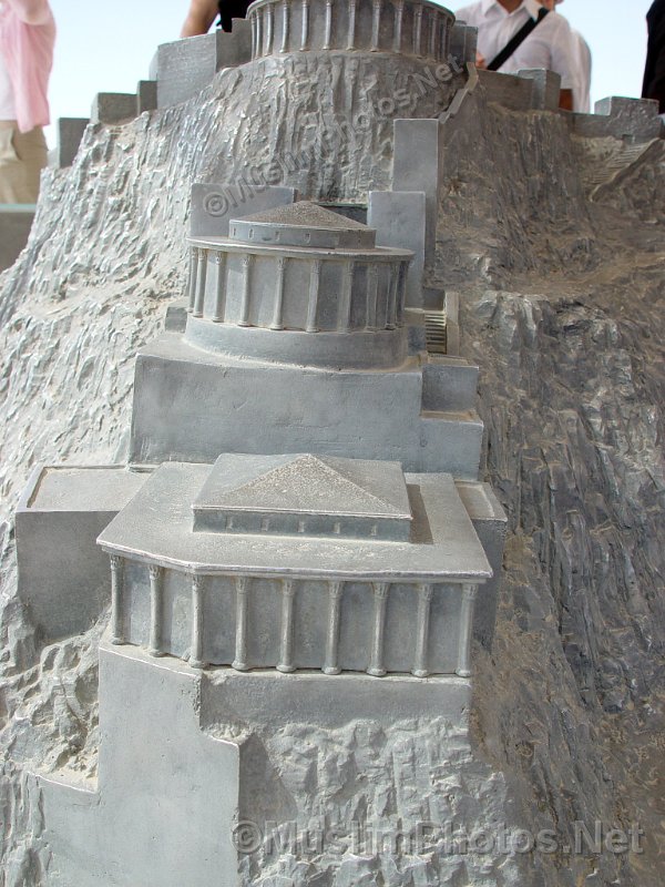 A model of the Masada fortress