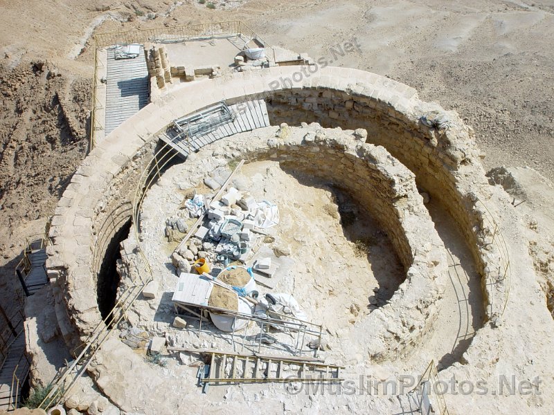 Ruins of the fortress at Masada